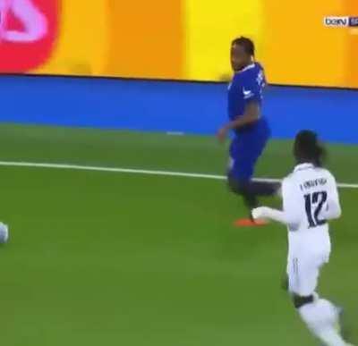 Yank here, why is there a Tyrannosaurus rex running across the pitch? 