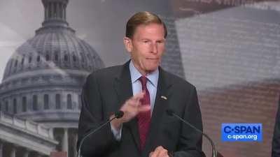 Two of the biggest warhawks in the Senate, Lindsey Graham and Richard Blumenthal, introduce resolution authorizing war with Russia.