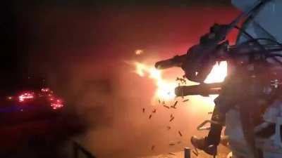 This U.S. civilian owned quad miniguns which can fire up to 24,000 rounds per minute.