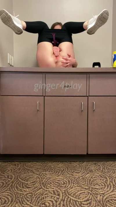 Seems like a good idea when no one else is around in the office