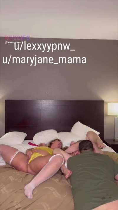 Our first FFM threesome with Mary Jane Mama is now out!! She was such a good time! Hubby shares me so much with other men, it’s only right to share him! Right?! 🥰💜🫶🏼✨😈