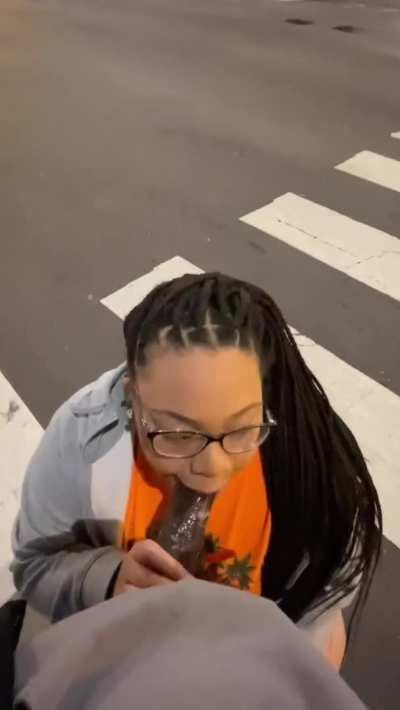 Deepthroat Ebony Eye Contact