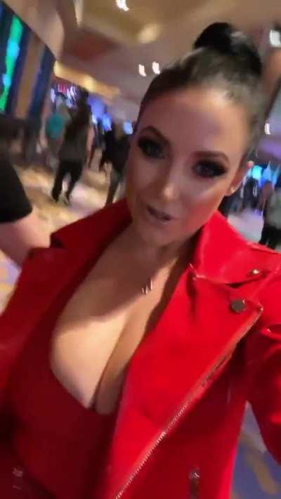 Angela walks yet again