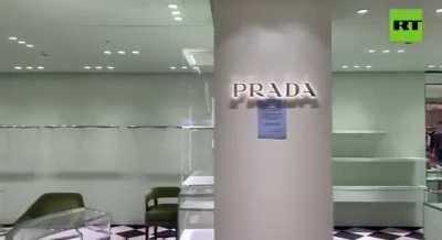 luxury brand stores emptied in Russia as western brands exodus continues