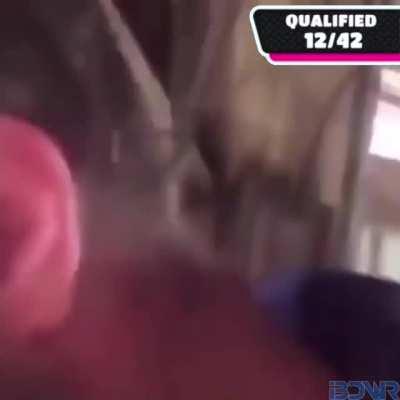 the floor just cracked