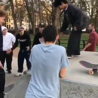 The first drop is always scary