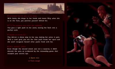 Finally added visuals to all main sex scenes! [Domitum Fortress]