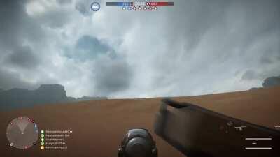 The words I would use to describe this clip is “total commitment”