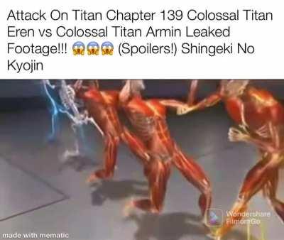 Armin getting absolutely destroyed.