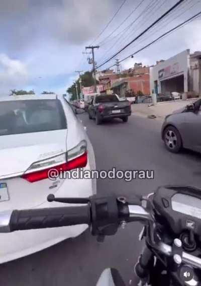 Keep in mind, he’s doing this with only one hand