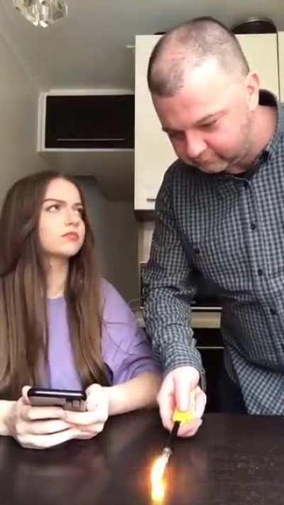 a fire related prank