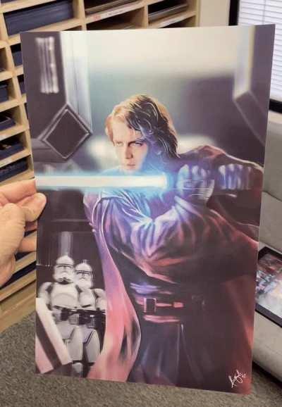 3D Lenticular Star Wars Artwork I drew & produced! Took over a month to make, but still one of my favorite projects I've worked on!