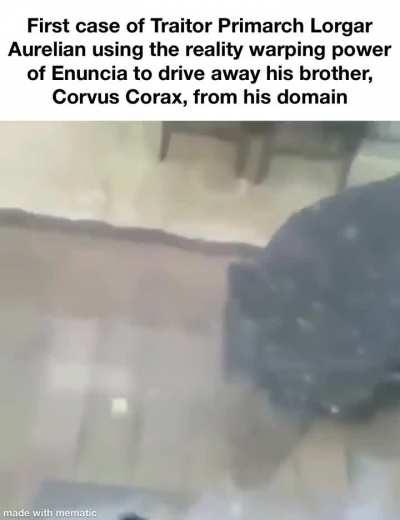 It has been said that Lorgar has mastered Enuncia, the primordial language of the universe, but no one know’s exactly why he bothered to learn such a powerful technique…… until now.