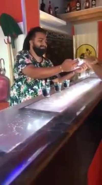 Lil casual drinking with the bros