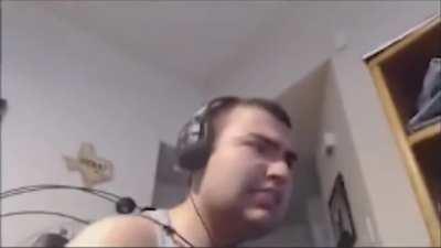 Guy freaks out on livestream when someone sees his feet pics folder and keeps saying it looks like little girls feet