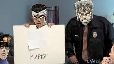 The Stardust Crusaders get lectured...