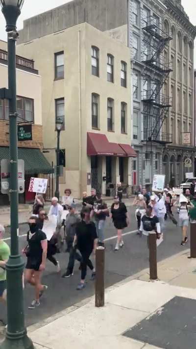 Philly #nokings protest