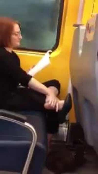 She always has a snack with her