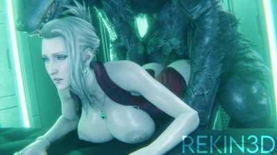 Scarlet vs Werewolf [Final Fantasy] (rekin3d)