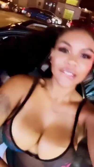 She outside (in my NY voice)