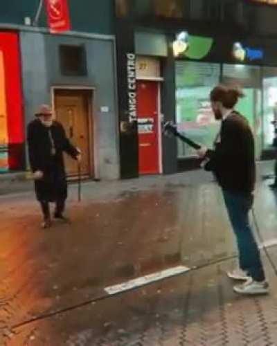 This guy surely was a ladies man back in his youth.