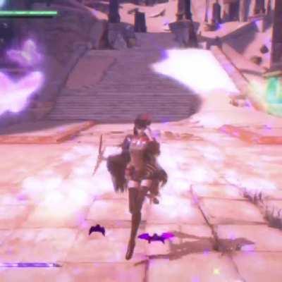 gotta love Bayo 3’s walk when equipping Abracadabra and holding R (low quality bc handheld ver. sucks lmao)