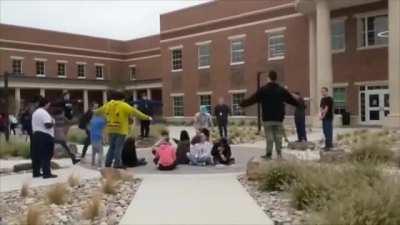 Class t-posing to Hazbin Hotel music . Eventually the principal cane and saw it too ...