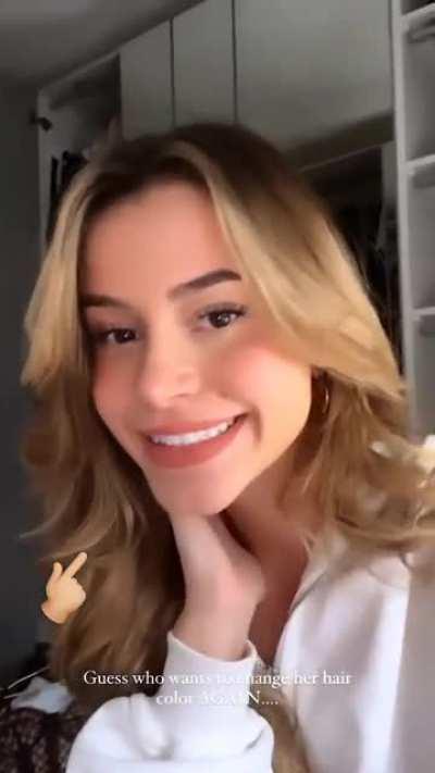 she wants to change hair color