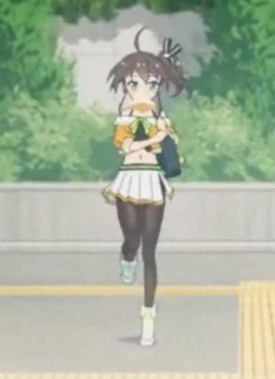 Matsuri marching in place