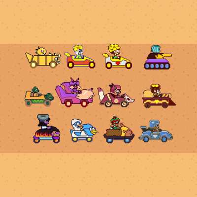 Just a bunch of kids kartin.