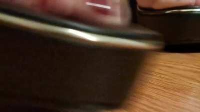 amateur milf in wedges plays with victim before crushing it