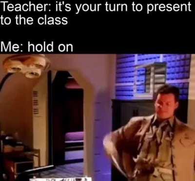 Turn around a moment. Just need to adjust myself