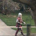 Is...is that a knight strolling down my street...?