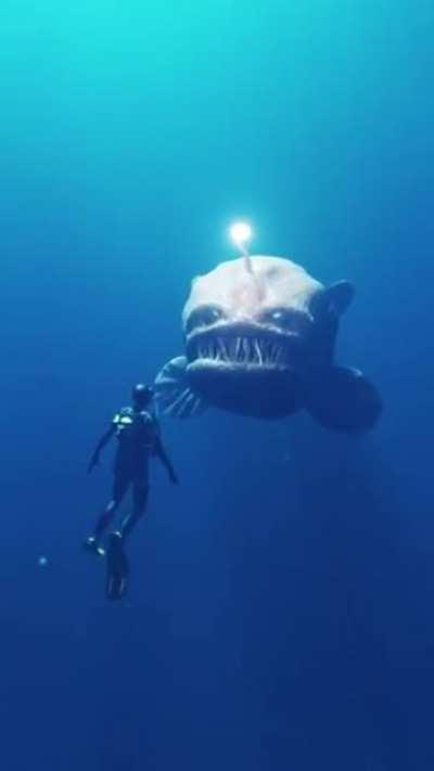 That is a big fish...