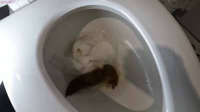 CnG clog the toilet together. [f] OC