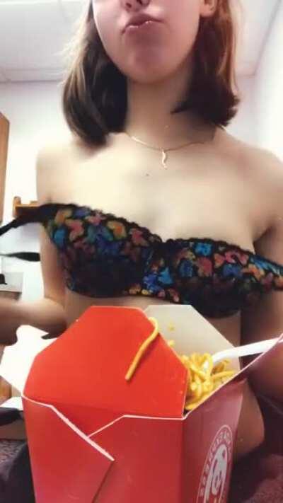 I eat naked, don’t judge me