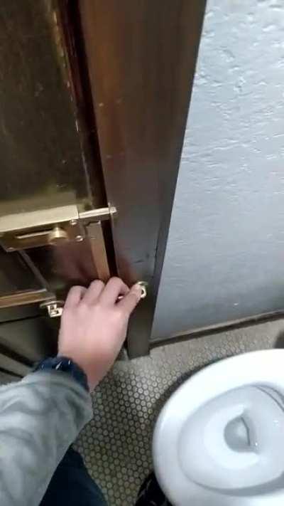 Installed the locks, boss