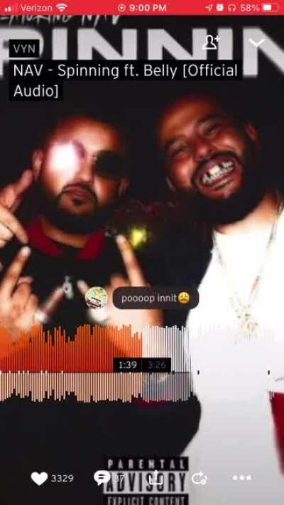 do you guys think “ur whip is a toilet u look like poop innit” is nav funniest line? if not what is? haha nav