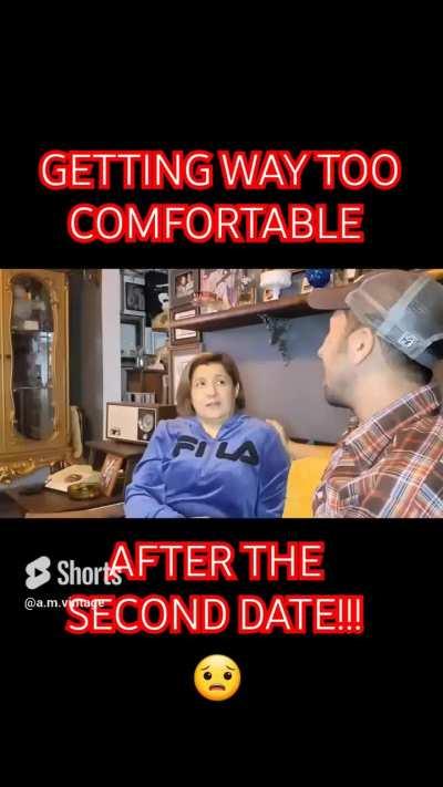 Crazy Elvis Fan Getting Too Comfortable After Second Date!