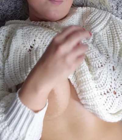 You see those amazing tits between which your dick fits