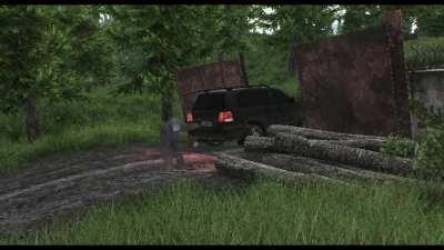 Seeing a pmc over the hills when extracting in woods