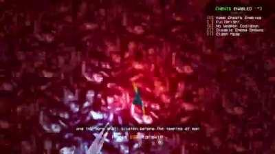 [flashing lights] Washing machine.