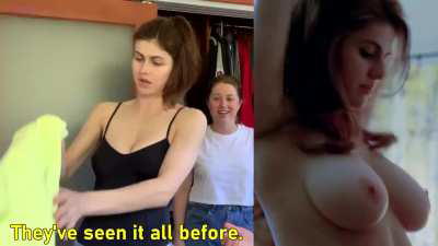 Alexandra Daddario is onto us