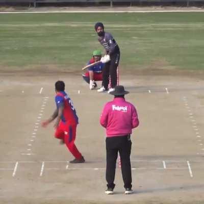 When you bowl Huvraj Singh on a damp pitch in EA Cricket 07