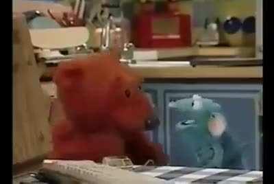 Outtake from Bear in the Big Blue House