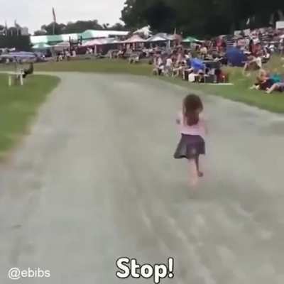 You can hear the shift from happiness to concern in his voice