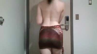 This skirt is meant to be worn without panties. What do you think?