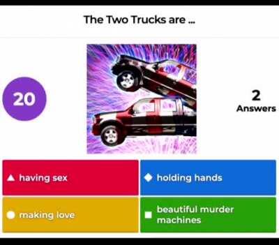 this is a strong message 🤪🚛🚚 (might try to make a longer version later)