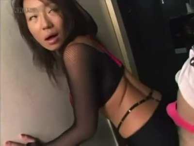 Japanese girl assjob