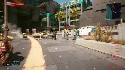 Just glitched a whole Trauma Team :v